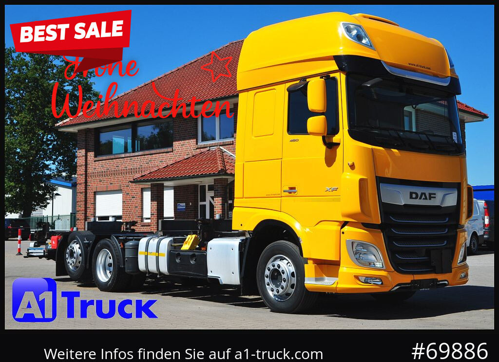 DAF XF 480, MultiBDF, 7,45, Standklima, LBW, - Cserefelépítményes teherautó: 1 kép. DAF XF 480, MultiBDF, 7,45, Standklima, LBW, - Cserefelépítményes teherautó: 1 kép.