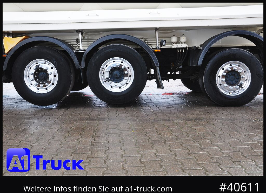 FELDBINDER EUT 55,3, 7 Kammern Futter Feed, Lenkachse, Alufelgen, - Silós félpótkocsi: 3 kép. FELDBINDER EUT 55,3, 7 Kammern Futter Feed, Lenkachse, Alufelgen, - Silós félpótkocsi: 3 kép.