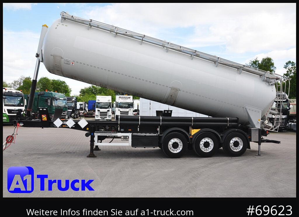 FELDBINDER KIP 52/7000/A/2, Kippsilo 52.3 ADR, 52m³, 52000 Liter - Silós félpótkocsi: 5 kép. FELDBINDER KIP 52/7000/A/2, Kippsilo 52.3 ADR, 52m³, 52000 Liter - Silós félpótkocsi: 5 kép.