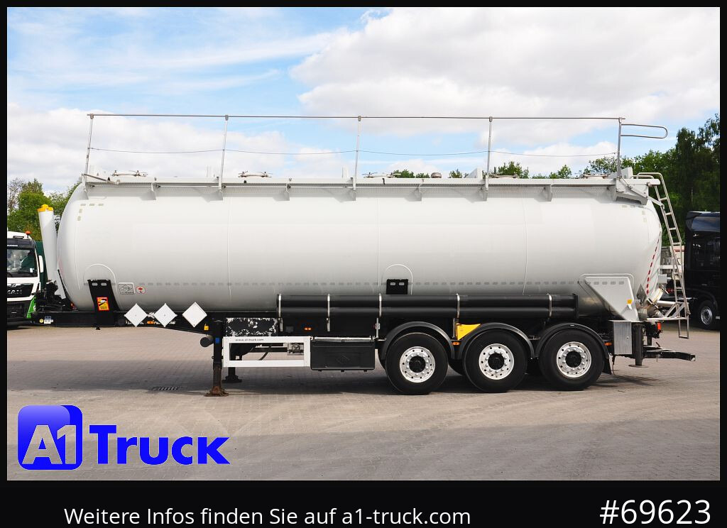 FELDBINDER KIP 52/7000/A/2, Kippsilo 52.3 ADR, 52m³, 52000 Liter - Silós félpótkocsi: 4 kép. FELDBINDER KIP 52/7000/A/2, Kippsilo 52.3 ADR, 52m³, 52000 Liter - Silós félpótkocsi: 4 kép.