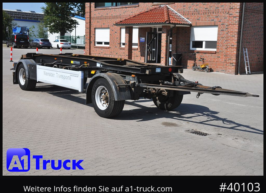 HUEFFERMANN HSA 1870 Luft, BPW Alu, - Multiliftes/ Konténerszállító pótkocsi: 1 kép. HUEFFERMANN HSA 1870 Luft, BPW Alu, - Multiliftes/ Konténerszállító pótkocsi: 1 kép.