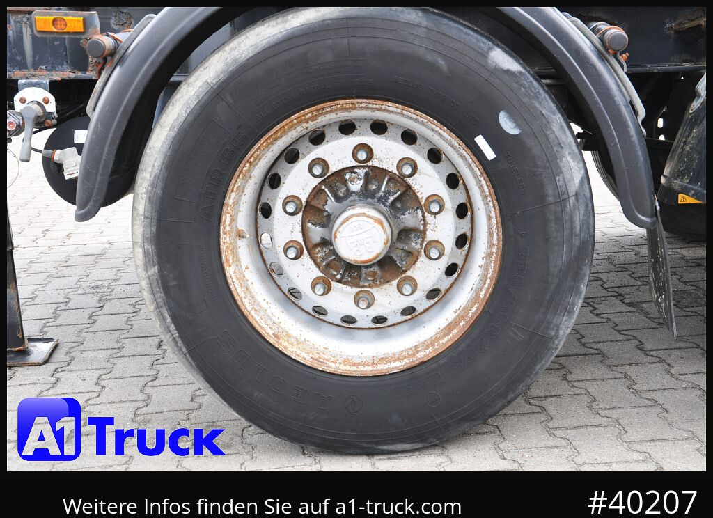 HUEFFERMANN HTA1800, Ballast, BPW Achsen, Luft - Platós pótkocsi: 3 kép. HUEFFERMANN HTA1800, Ballast, BPW Achsen, Luft - Platós pótkocsi: 3 kép.