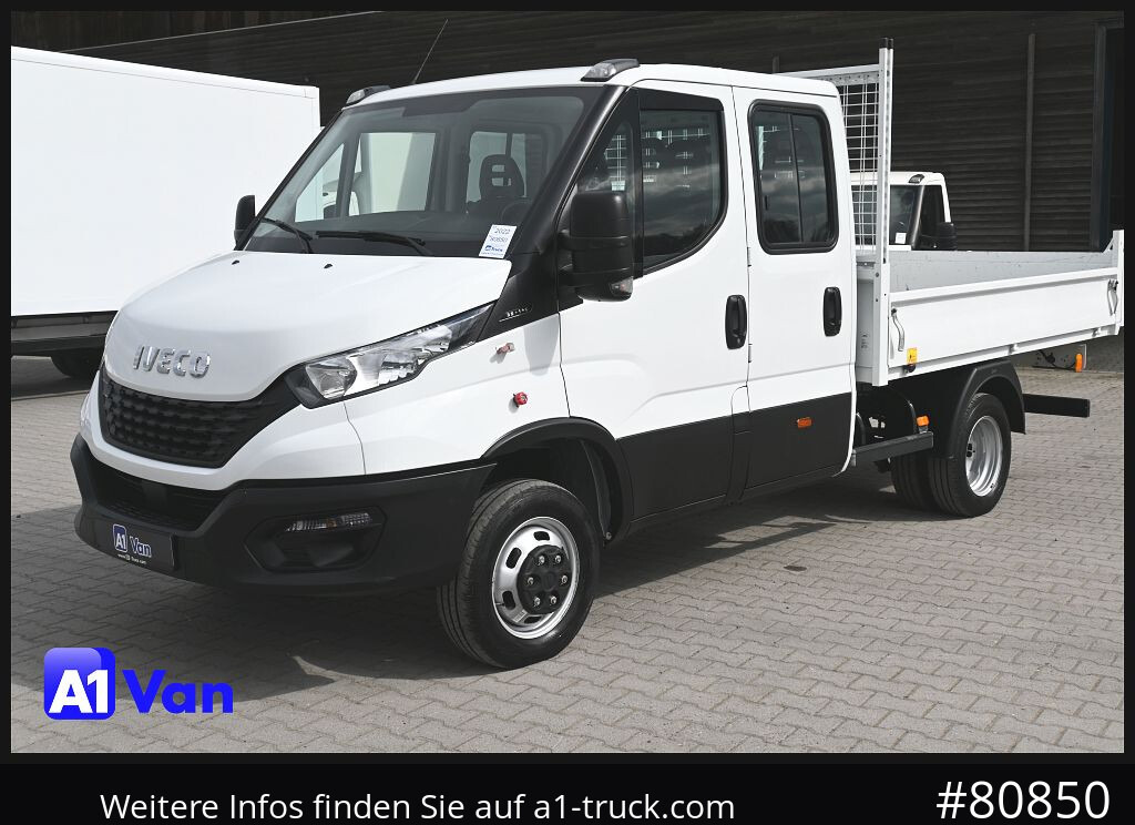 Billenőplatós kisteherautó, Duplakabinos kisteherautó IVECO Daily 35C14 Kipper, Klima, Tempomat, AHK: 13 kép.