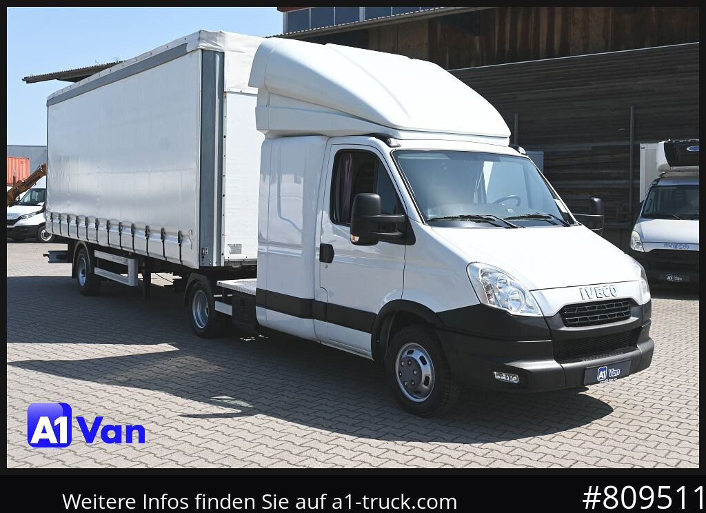 IVECO Daily 50C17 SZM, Klima, Tempomat, Schlafplatz - Ponyvás kisteherautó: 1 kép. IVECO Daily 50C17 SZM, Klima, Tempomat, Schlafplatz - Ponyvás kisteherautó: 1 kép.