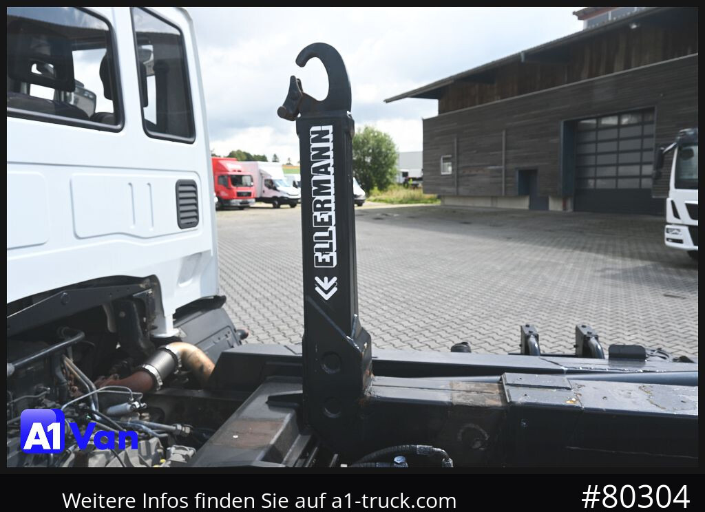 Horgos rakodó teherautó IVECO Eurocargo ML 80E18/ Abroller,Ellermann, Hu/Au NEU: 15 kép.