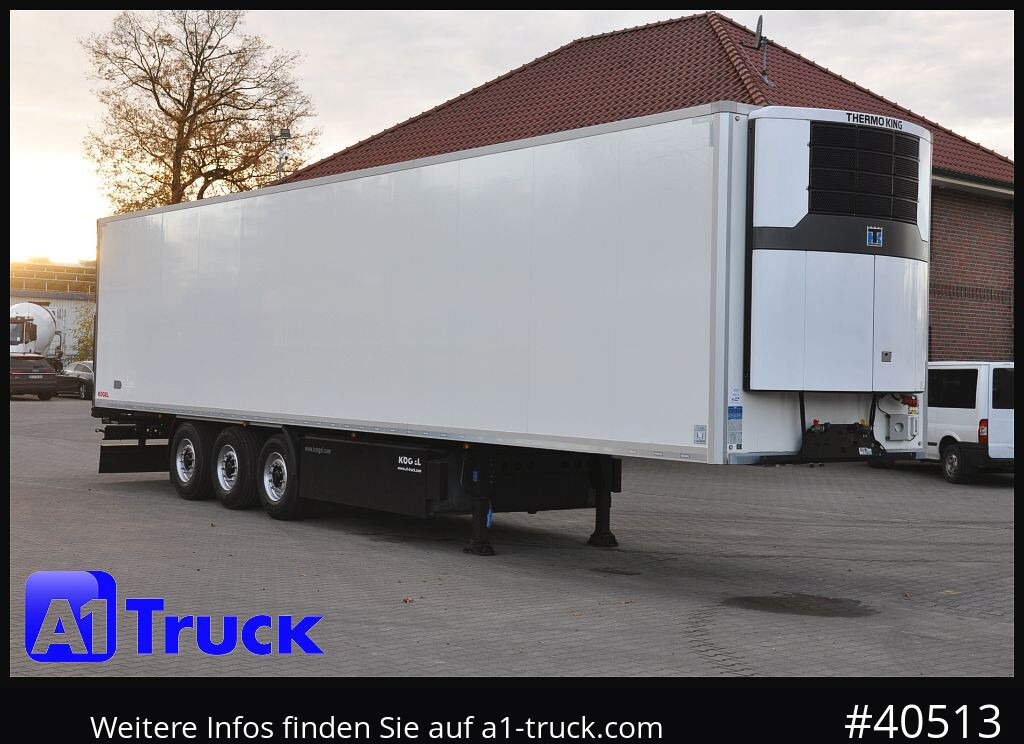 KOEGEL ThermoKing A400, Doppelstock, Blumenbreit - Félpótkocsi hűtős: 1 kép. KOEGEL ThermoKing A400, Doppelstock, Blumenbreit - Félpótkocsi hűtős: 1 kép.