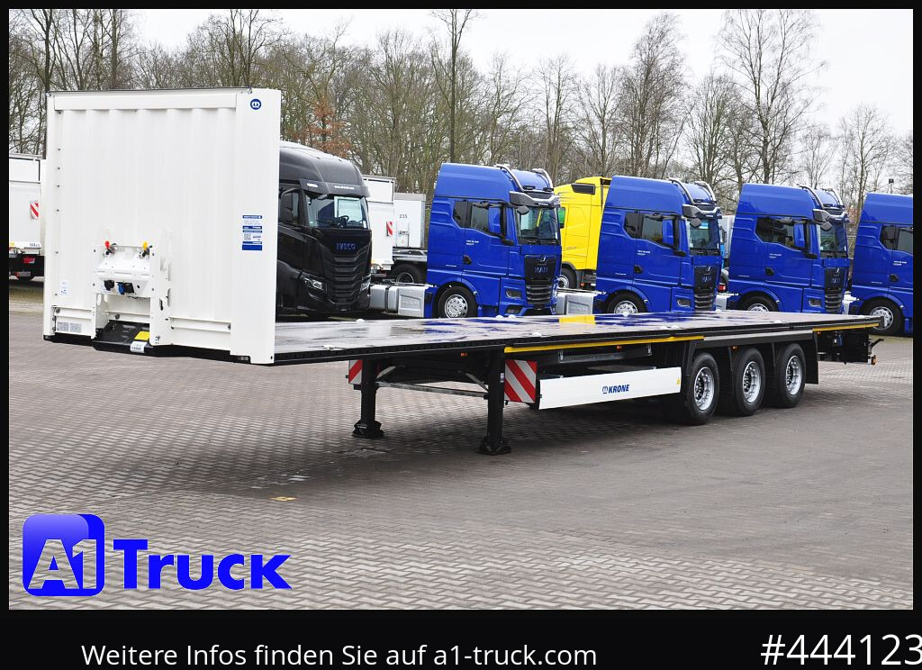 KRONE 5 x SD, Mega, Twistlock, Container, NEU, ohne Zulassung - Platós félpótkocsi: 2 kép. KRONE 5 x SD, Mega, Twistlock, Container, NEU, ohne Zulassung - Platós félpótkocsi: 2 kép.