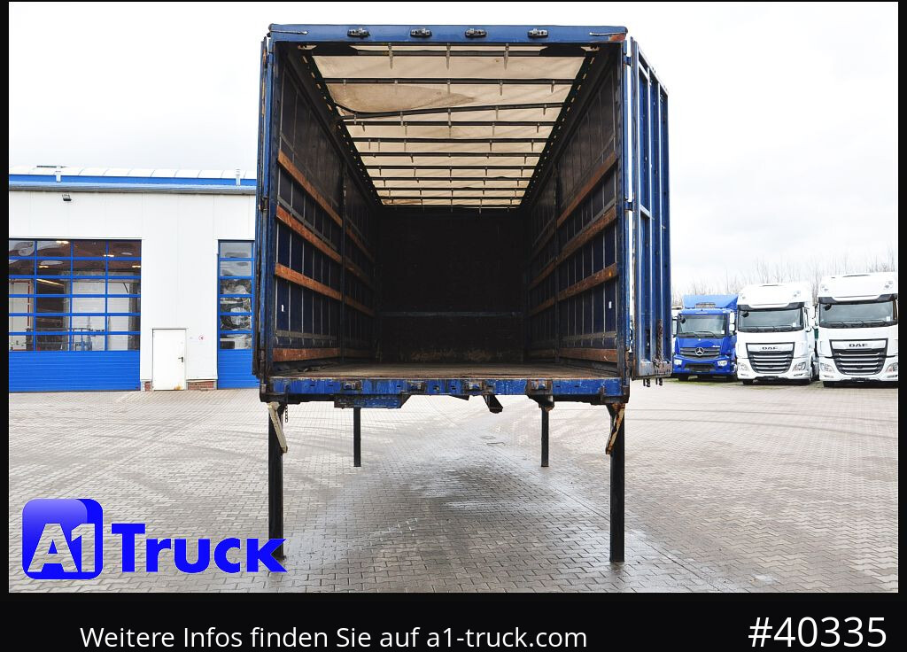 KRONE 7.45 BDF Wechselbrücke, Schiebeplane - Ponyvás felépítmény: 2 kép. KRONE 7.45 BDF Wechselbrücke, Schiebeplane - Ponyvás felépítmény: 2 kép.