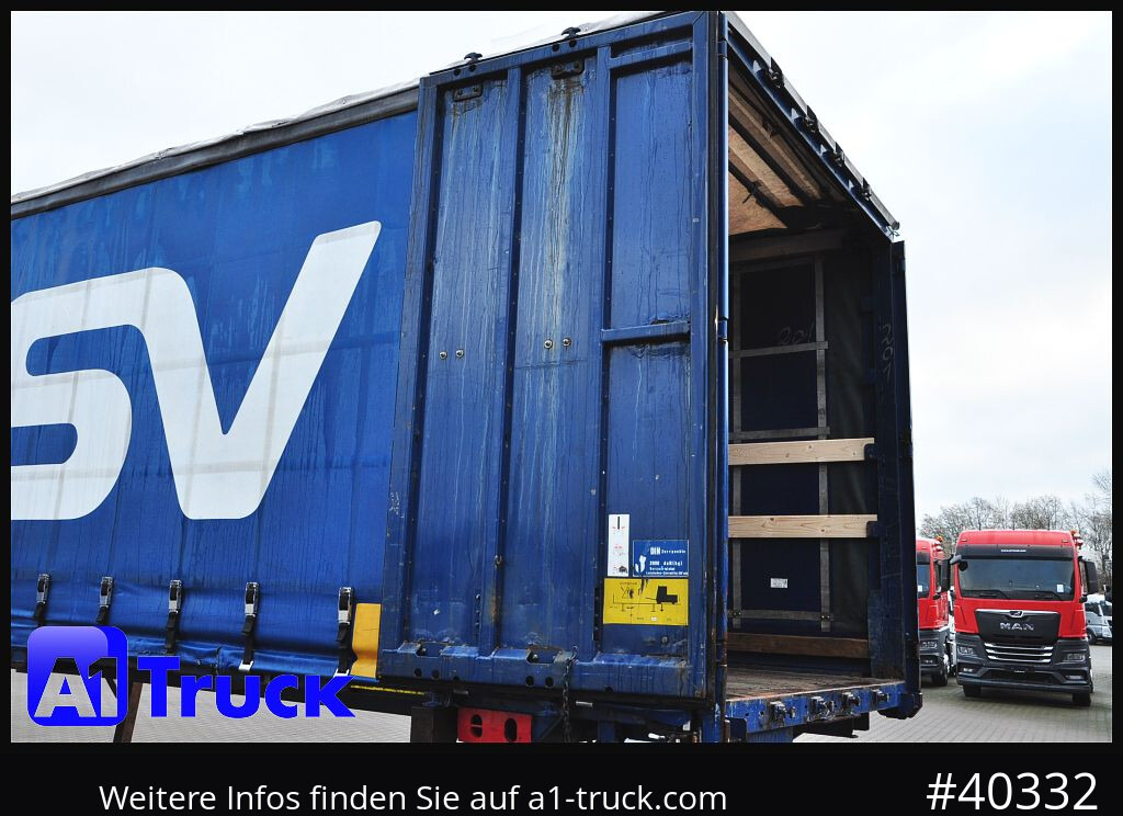 KRONE 7.45 BDF Wechselbrücke, Schiebeplane - Ponyvás felépítmény: 2 kép. KRONE 7.45 BDF Wechselbrücke, Schiebeplane - Ponyvás felépítmény: 2 kép.