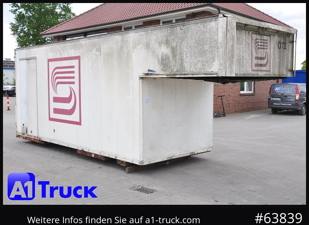 KRONE Container Lager, kann verladen werden 6,3 + 2 Meter - Doboz felépitmény: 1 kép. KRONE Container Lager, kann verladen werden 6,3 + 2 Meter - Doboz felépitmény: 1 kép.