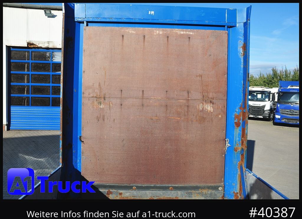 KRONE Mega, Pritsche, 1 Vorbesitzer, TÜV 01-2026, Staplerhalterung - Platós félpótkocsi: 5 kép. KRONE Mega, Pritsche, 1 Vorbesitzer, TÜV 01-2026, Staplerhalterung - Platós félpótkocsi: 5 kép.