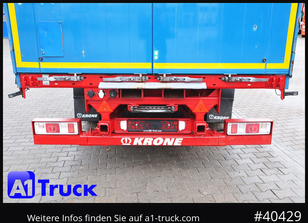 KRONE SD 27, Papier, Staplerhalterung, Bordwand, Lenkachse - Ponyvás félpótkocsi: 4 kép. KRONE SD 27, Papier, Staplerhalterung, Bordwand, Lenkachse - Ponyvás félpótkocsi: 4 kép.