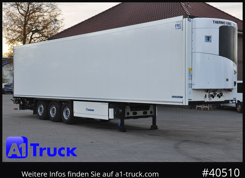 KRONE SD, TK SLX 300, LBW +Türen, 121 Bstd. - Félpótkocsi hűtős: 1 kép. KRONE SD, TK SLX 300, LBW +Türen, 121 Bstd. - Félpótkocsi hűtős: 1 kép.