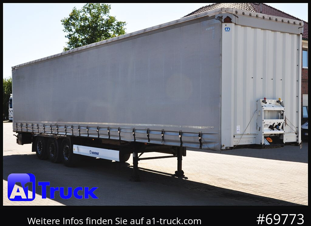 KRONE SD Tautliner, Code XL, BPW, Liftachse - Ponyvás félpótkocsi: 1 kép. KRONE SD Tautliner, Code XL, BPW, Liftachse - Ponyvás félpótkocsi: 1 kép.