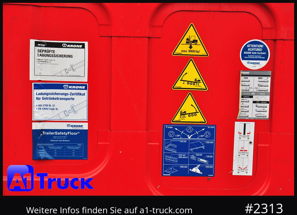 KRONE SD Tautliner, Joloda, Paper, guter Zustand, 1 Vorbesitzer - Ponyvás félpótkocsi: 5 kép. KRONE SD Tautliner, Joloda, Paper, guter Zustand, 1 Vorbesitzer - Ponyvás félpótkocsi: 5 kép.