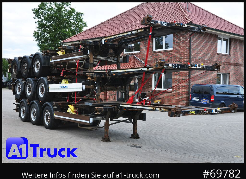 KRONE SDC, Containerchassis, 2x20/30/40 - Félpótkocsi cserefelépítményes: 1 kép. KRONE SDC, Containerchassis, 2x20/30/40 - Félpótkocsi cserefelépítményes: 1 kép.