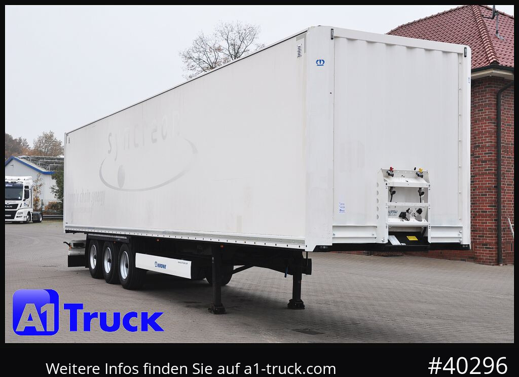 KRONE SDK 27, Koffer, 1 Vorbesitzer, Plywood, - Félpótkocsi dobozos: 1 kép. KRONE SDK 27, Koffer, 1 Vorbesitzer, Plywood, - Félpótkocsi dobozos: 1 kép.