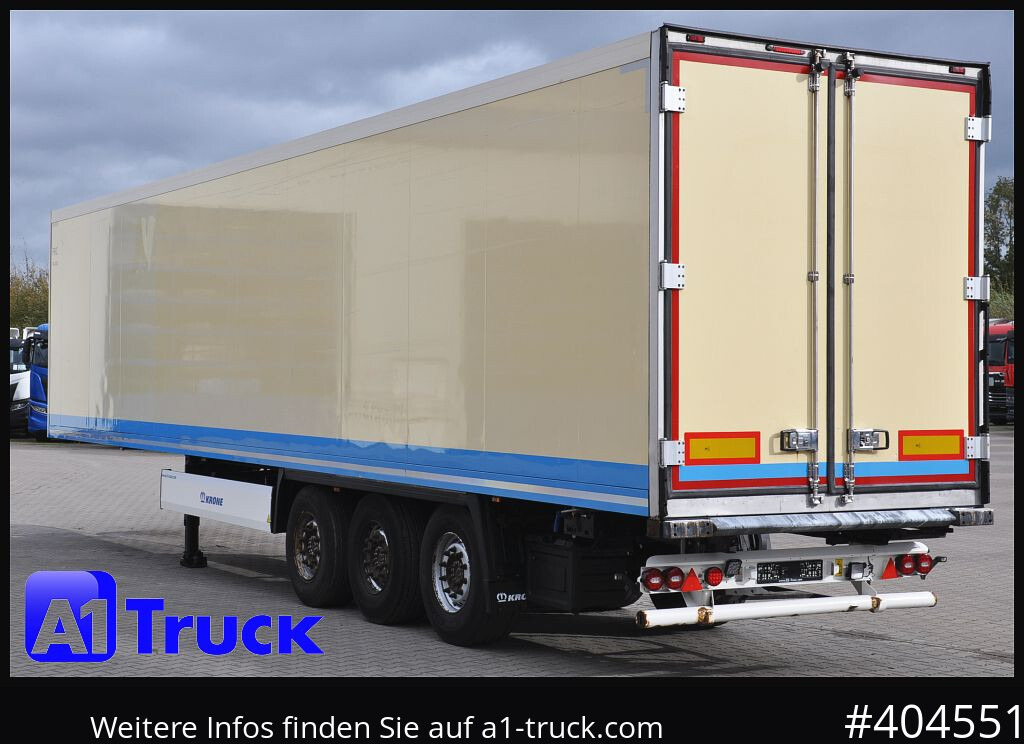 Félpótkocsi hűtős KRONE SDR 27 Carrier 1950 Mt. Doppelstock Lift,: 11 kép.