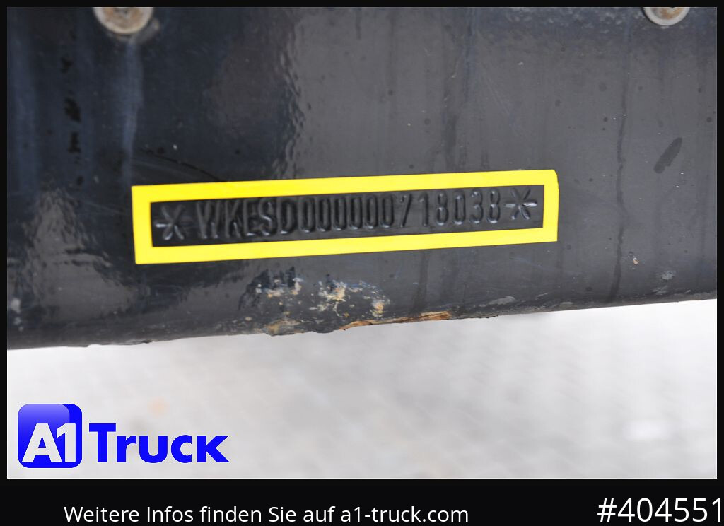 Félpótkocsi hűtős KRONE SDR 27 Carrier 1950 Mt. Doppelstock Lift,: 7 kép.