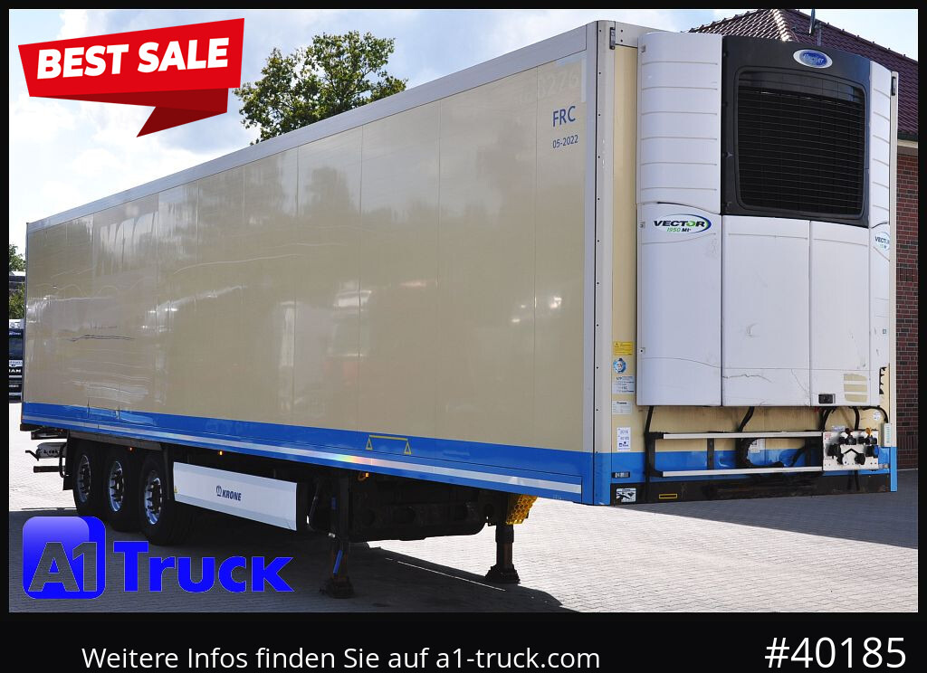 KRONE SDR 27 Carrier 1950 Mt. Doppelstock Lift,TÜV 06/2026 - Félpótkocsi hűtős: 1 kép. KRONE SDR 27 Carrier 1950 Mt. Doppelstock Lift,TÜV 06/2026 - Félpótkocsi hűtős: 1 kép.