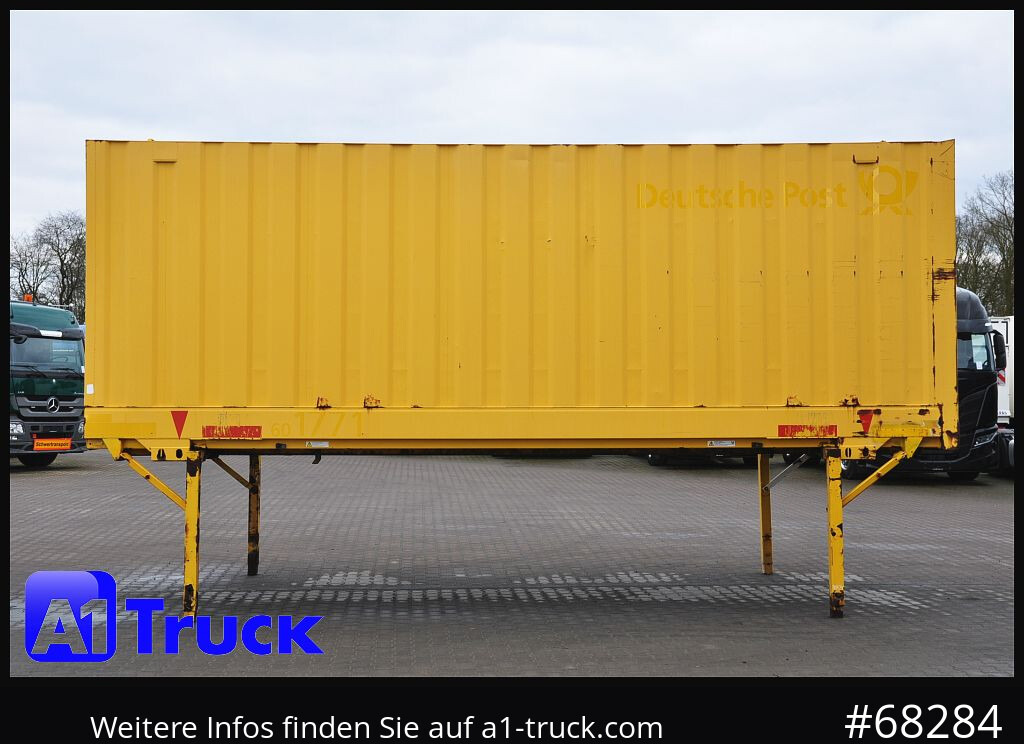 Doboz felépitmény KRONE WB 7,45  Koffer, BDF Wechselbrücke 2530mm: 13 kép.