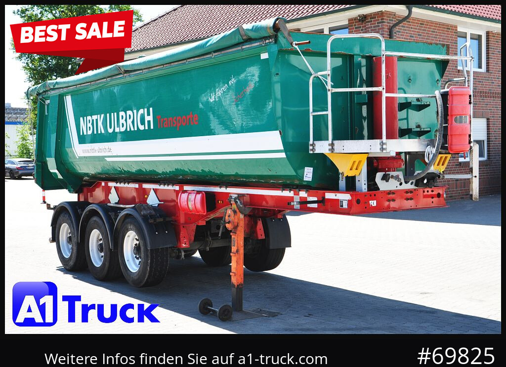 LANGENDORF SKS-HS 24-30, 26m³, Stahl Lift, Alufelgen, - Félpótkocsi billenőplatós: 1 kép. LANGENDORF SKS-HS 24-30, 26m³, Stahl Lift, Alufelgen, - Félpótkocsi billenőplatós: 1 kép.