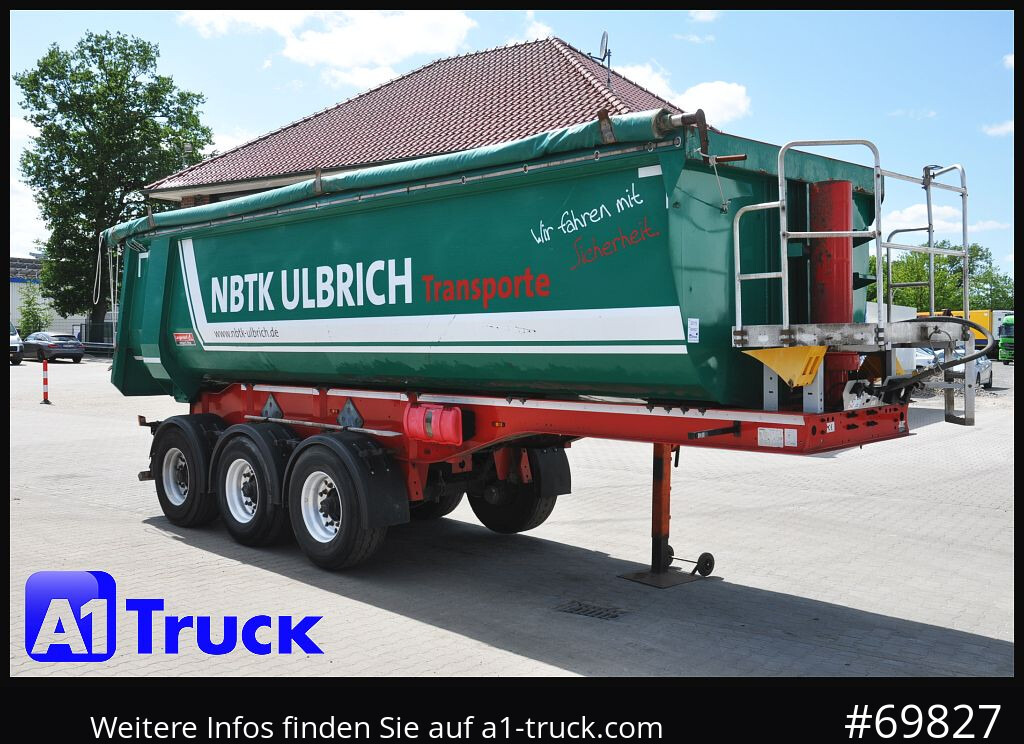 Félpótkocsi billenőplatós LANGENDORF SKS-HS 24-30, 26m³ Stahl, Lift Alufelgen,: 1 kép.