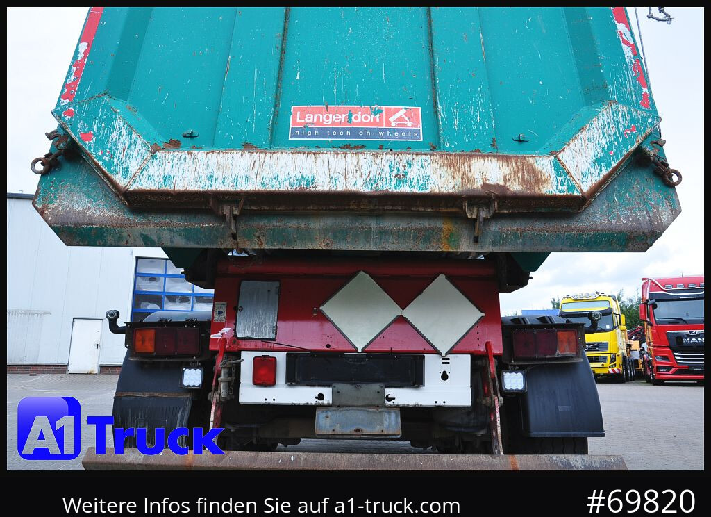 LANGENDORF SKS-HS 24-30, 26m³ Stahl, Lift Alufelgen, - Félpótkocsi billenőplatós: 4 kép. LANGENDORF SKS-HS 24-30, 26m³ Stahl, Lift Alufelgen, - Félpótkocsi billenőplatós: 4 kép.