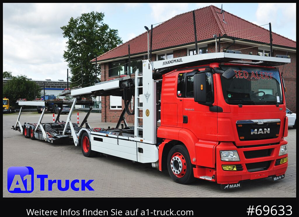 MAN 18.400 TGX, Autotransporter Kässbohrer, - Autószállító teherautó: 1 kép. MAN 18.400 TGX, Autotransporter Kässbohrer, - Autószállító teherautó: 1 kép.