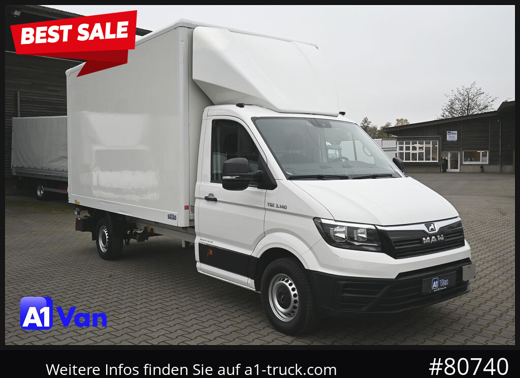 MAN TGE 3.140 Koffer, LBW, RFK, Sitzheizung, Klima - Dobozos kisteherautó: 1 kép. MAN TGE 3.140 Koffer, LBW, RFK, Sitzheizung, Klima - Dobozos kisteherautó: 1 kép.