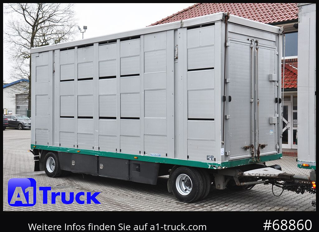 MENKE Menke-Janzen 3 Stock, Hubdach, durchlader, - Pótkocsi állatszállító: 1 kép. MENKE Menke-Janzen 3 Stock, Hubdach, durchlader, - Pótkocsi állatszállító: 1 kép.