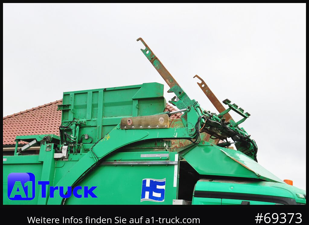 Szemetesautó a következők szállításához hulladék MERCEDES-BENZ Antos 2533, HS Millenium XXL37 Überkopflader,: 13 kép. Szemetesautó a következők szállításához hulladék MERCEDES-BENZ Antos 2533, HS Millenium XXL37 Überkopflader,: 13 kép.