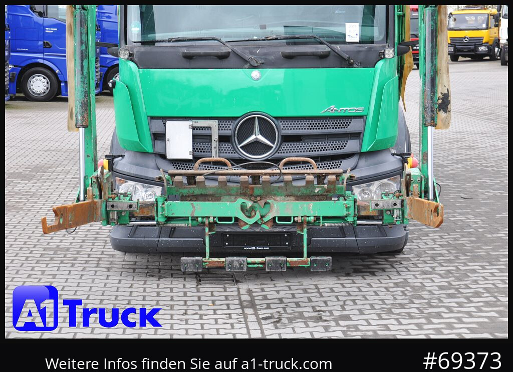 Szemetesautó a következők szállításához hulladék MERCEDES-BENZ Antos 2533, HS Millenium XXL37 Überkopflader,: 12 kép. Szemetesautó a következők szállításához hulladék MERCEDES-BENZ Antos 2533, HS Millenium XXL37 Überkopflader,: 12 kép.