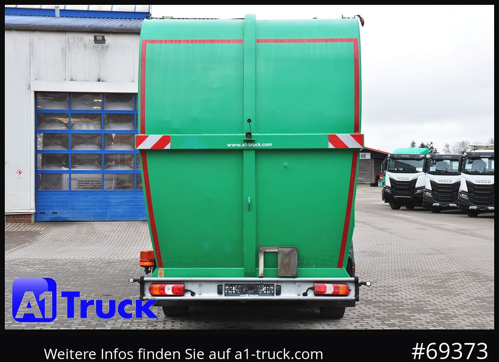 Szemetesautó a következők szállításához hulladék MERCEDES-BENZ Antos 2533, HS Millenium XXL37 Überkopflader,: 9 kép. Szemetesautó a következők szállításához hulladék MERCEDES-BENZ Antos 2533, HS Millenium XXL37 Überkopflader,: 9 kép.