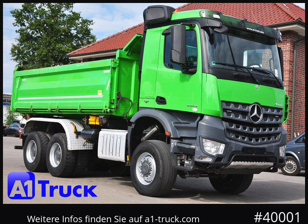 MERCEDES-BENZ Arcos 3342 BB, 6X6 Meiller Bordmatik - Billenőplatós teherautó: 1 kép. MERCEDES-BENZ Arcos 3342 BB, 6X6 Meiller Bordmatik - Billenőplatós teherautó: 1 kép.