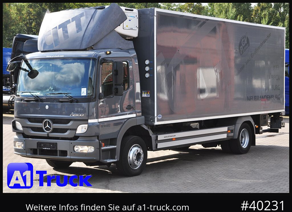 MERCEDES-BENZ Atego 1222, Kühlkoffer, Carrier Supra 850 Mt, LBW - Hűtős teherautó: 5 kép. MERCEDES-BENZ Atego 1222, Kühlkoffer, Carrier Supra 850 Mt, LBW - Hűtős teherautó: 5 kép.