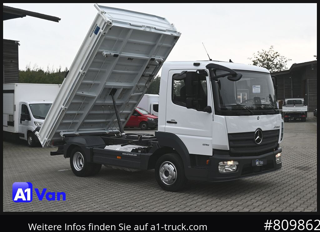 MERCEDES-BENZ Atego 816 Kipper, Ahk,Klima, Meiller, 3-Sitzer - Billenőplatós teherautó: 1 kép. MERCEDES-BENZ Atego 816 Kipper, Ahk,Klima, Meiller, 3-Sitzer - Billenőplatós teherautó: 1 kép.