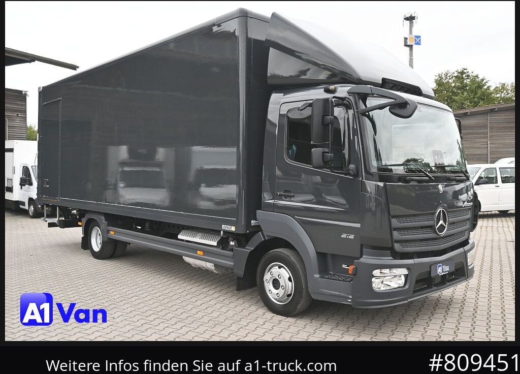 MERCEDES-BENZ Atego 818 Koffer LBW ,Klima ,Automatik - Dobozos felépítményű teherautó: 1 kép. MERCEDES-BENZ Atego 818 Koffer LBW ,Klima ,Automatik - Dobozos felépítményű teherautó: 1 kép.