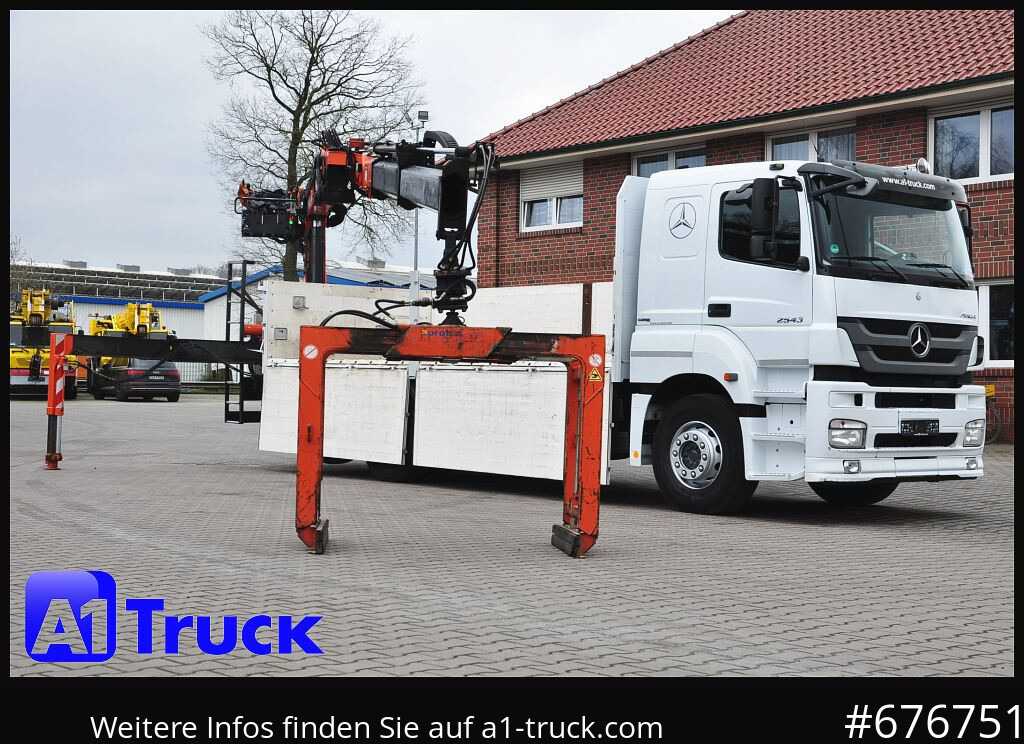 MERCEDES-BENZ Axor 2543, Atlas 170.2 Kran, Lift-Lenkachse, - Platós teherautó, Darus autó: 1 kép. MERCEDES-BENZ Axor 2543, Atlas 170.2 Kran, Lift-Lenkachse, - Platós teherautó, Darus autó: 1 kép.