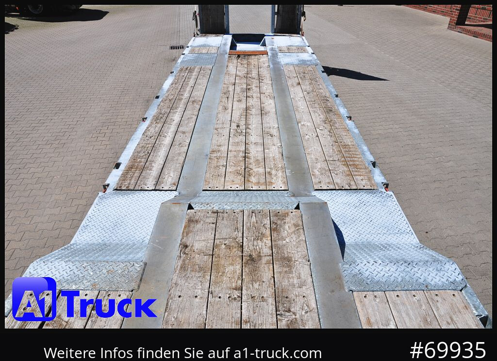 MUELLER-MITTELTAL T4 Profi, 4 achs Tieflader, hydr. Rampen, - Pótkocsi mélybölcsős: 4 kép. MUELLER-MITTELTAL T4 Profi, 4 achs Tieflader, hydr. Rampen, - Pótkocsi mélybölcsős: 4 kép.
