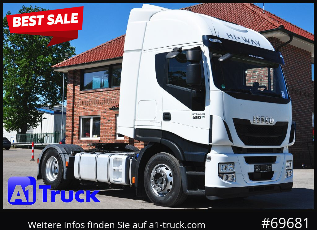 IVECO Stralis 420, ZF-Intarder 2x Tank, - Nyergesvontató: 1 kép. IVECO Stralis 420, ZF-Intarder 2x Tank, - Nyergesvontató: 1 kép.