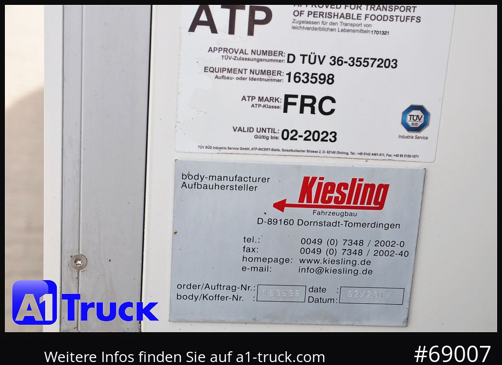 RENAULT D16- 280 Klima, TK 1000 R LBW+Türen - Hűtős teherautó: 4 kép. RENAULT D16- 280 Klima, TK 1000 R LBW+Türen - Hűtős teherautó: 4 kép.