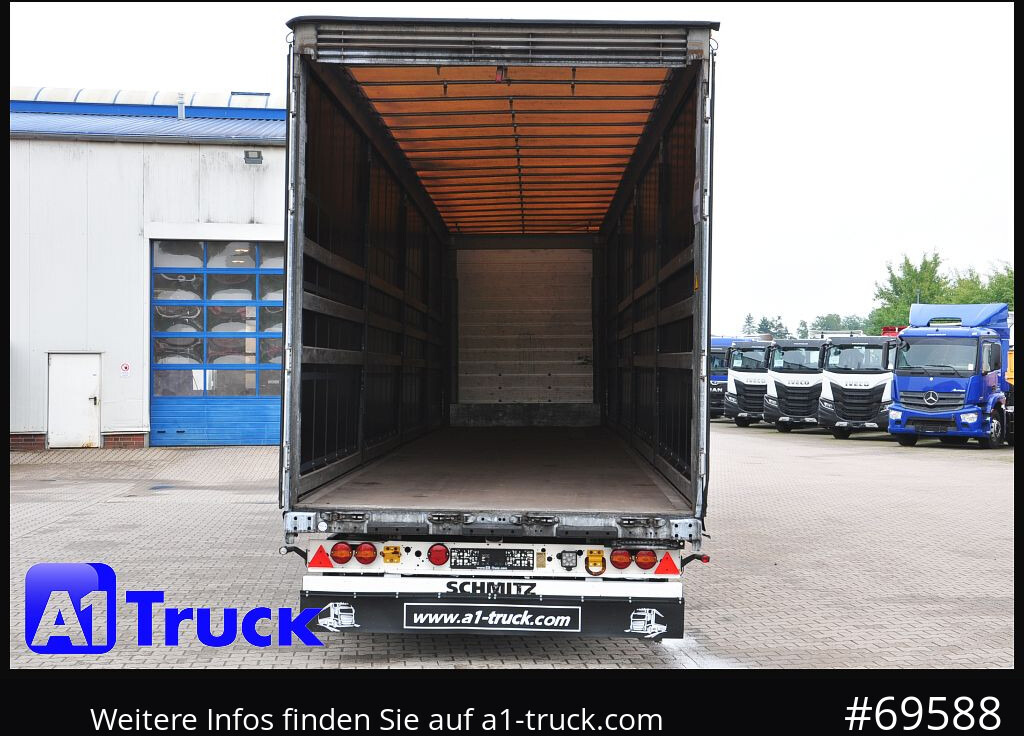 SCHMITZ SCS 24, Mega, BPW, verzinkt neue Plane. - Ponyvás félpótkocsi: 5 kép. SCHMITZ SCS 24, Mega, BPW, verzinkt neue Plane. - Ponyvás félpótkocsi: 5 kép.