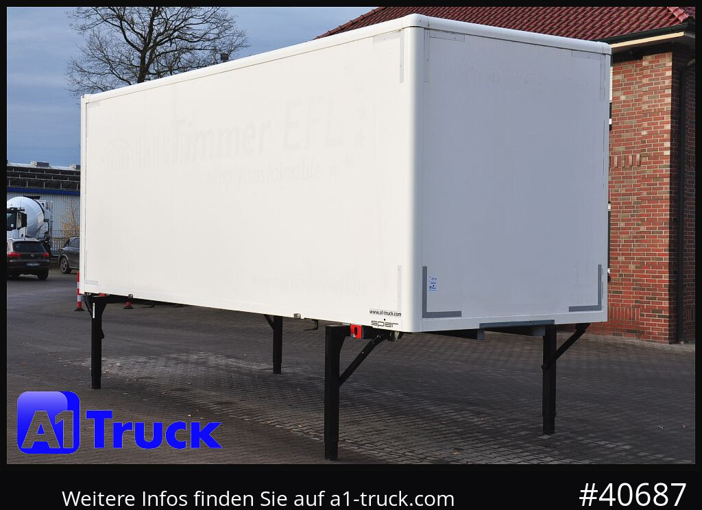 SPIER WB Koffer, 7,45, guter Zustand, verzinkt, Rolltor - Doboz felépitmény: 1 kép. SPIER WB Koffer, 7,45, guter Zustand, verzinkt, Rolltor - Doboz felépitmény: 1 kép.