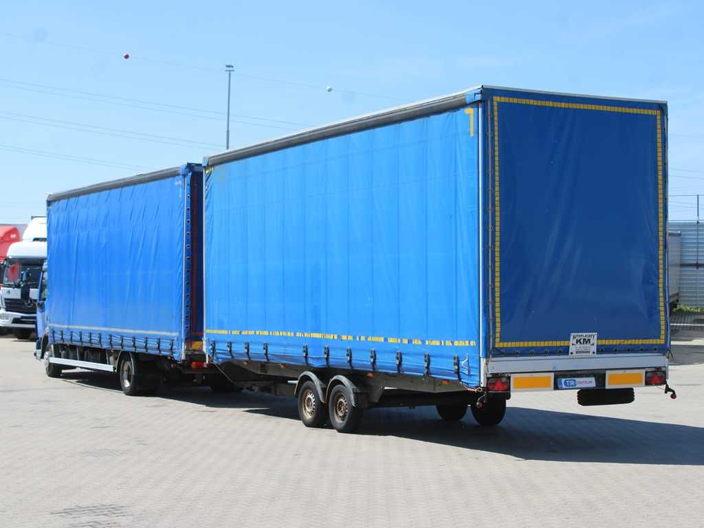 DAF FA LF 45, EURO 5, PNEU 80% + TRAILER AGADOS - Ponyvás teherautó: 4 kép. DAF FA LF 45, EURO 5, PNEU 80% + TRAILER AGADOS - Ponyvás teherautó: 4 kép.