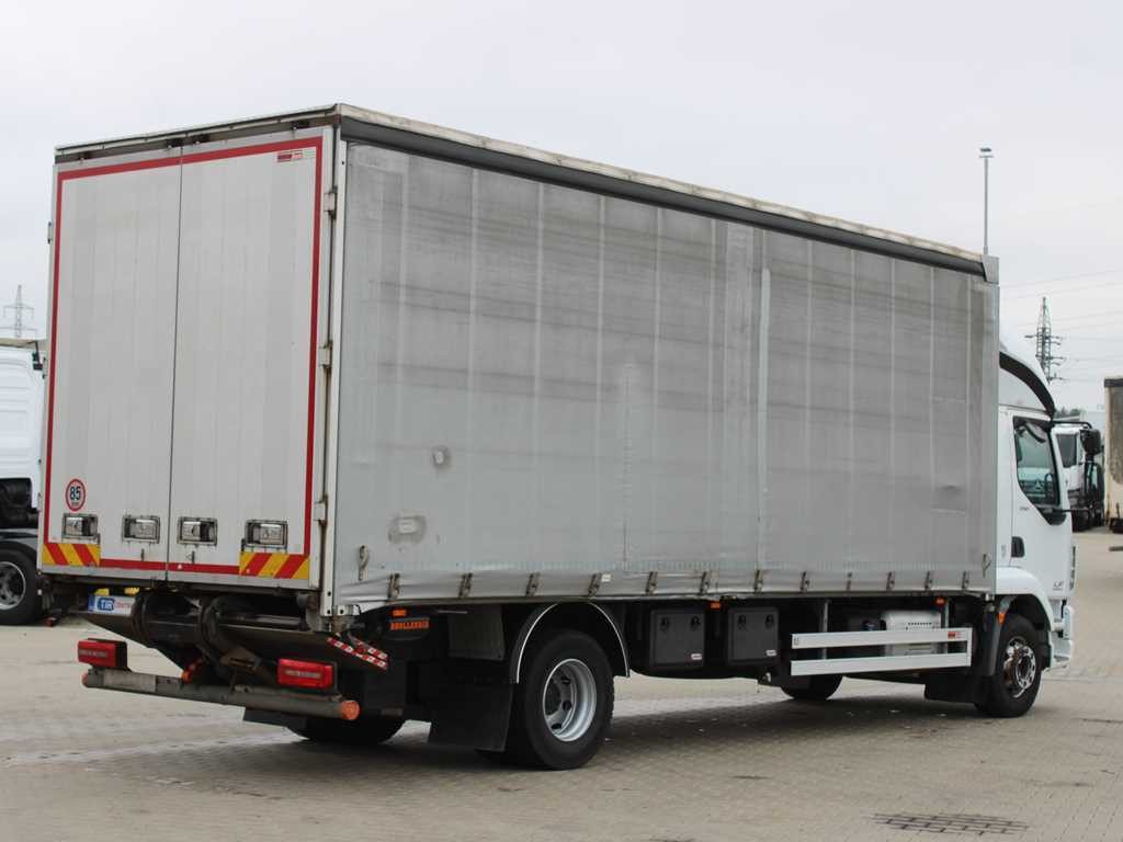 DAF LF 250 FA, HYDRAULIC FRONT, EURO 6 - Ponyvás teherautó: 5 kép. DAF LF 250 FA, HYDRAULIC FRONT, EURO 6 - Ponyvás teherautó: 5 kép.
