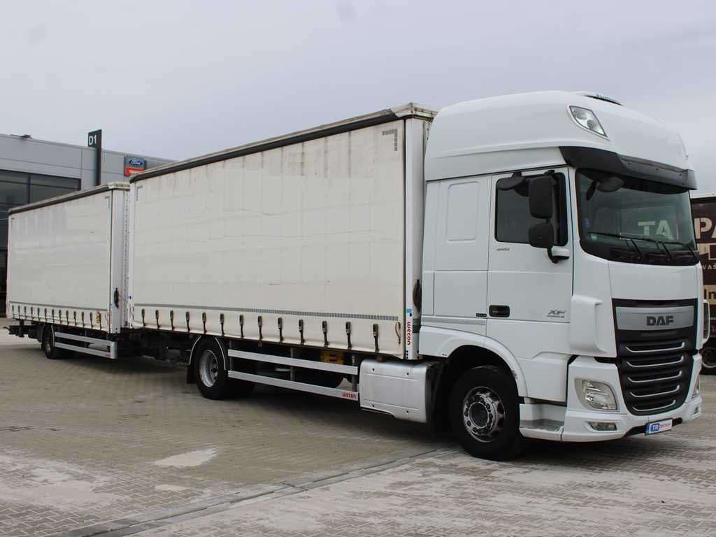 DAF XF 440 FA, EURO 6, SECONDARY AIR CONDITIONING - Ponyvás teherautó: 2 kép. DAF XF 440 FA, EURO 6, SECONDARY AIR CONDITIONING - Ponyvás teherautó: 2 kép.