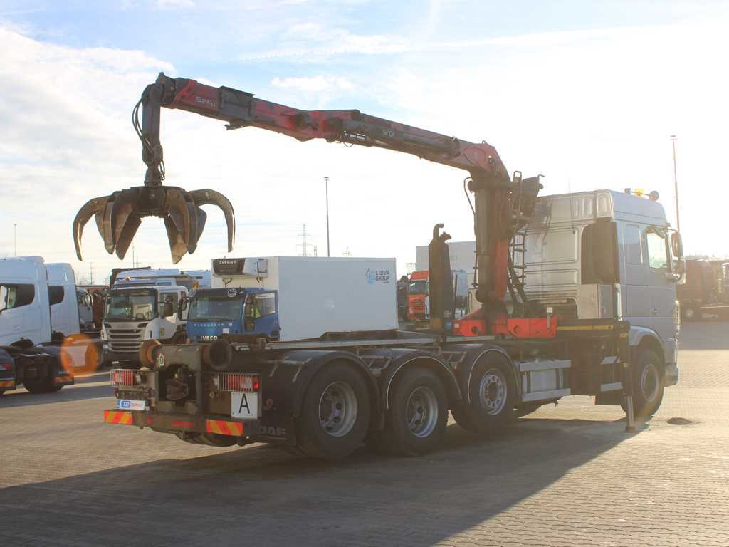 DAF XF 460, EURO 6, 8X2, 2X LIFT AXLE, PALFINGER S260Z96 - Horgos rakodó teherautó, Darus autó: 4 kép. DAF XF 460, EURO 6, 8X2, 2X LIFT AXLE, PALFINGER S260Z96 - Horgos rakodó teherautó, Darus autó: 4 kép.