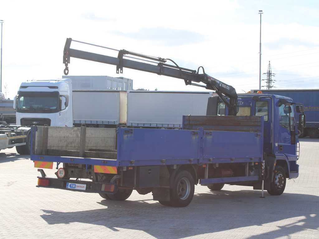 Iveco EUROCARGO 100E17, EURO 3, HYDRAULIC ARM HIAB 035-2 - Platós teherautó, Darus autó: 4 kép. Iveco EUROCARGO 100E17, EURO 3, HYDRAULIC ARM HIAB 035-2 - Platós teherautó, Darus autó: 4 kép.