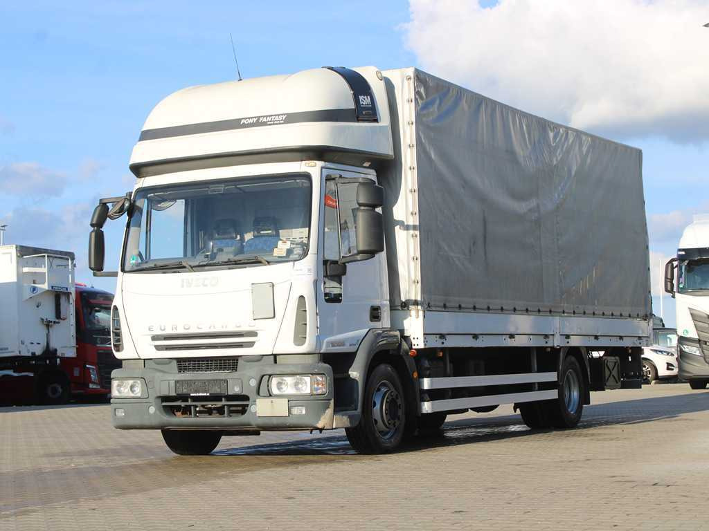 Iveco EUROCARGO 120E25, EURO 5, SIDE BOARD, HYDRAULIC FRONT - Ponyvás teherautó: 1 kép. Iveco EUROCARGO 120E25, EURO 5, SIDE BOARD, HYDRAULIC FRONT - Ponyvás teherautó: 1 kép.